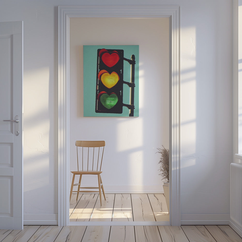 Stoplicht Verliefd | Canvas