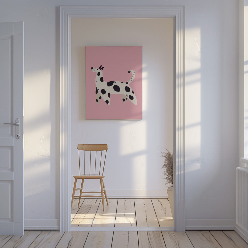 Gevlekte Hond Wandeling | Canvas