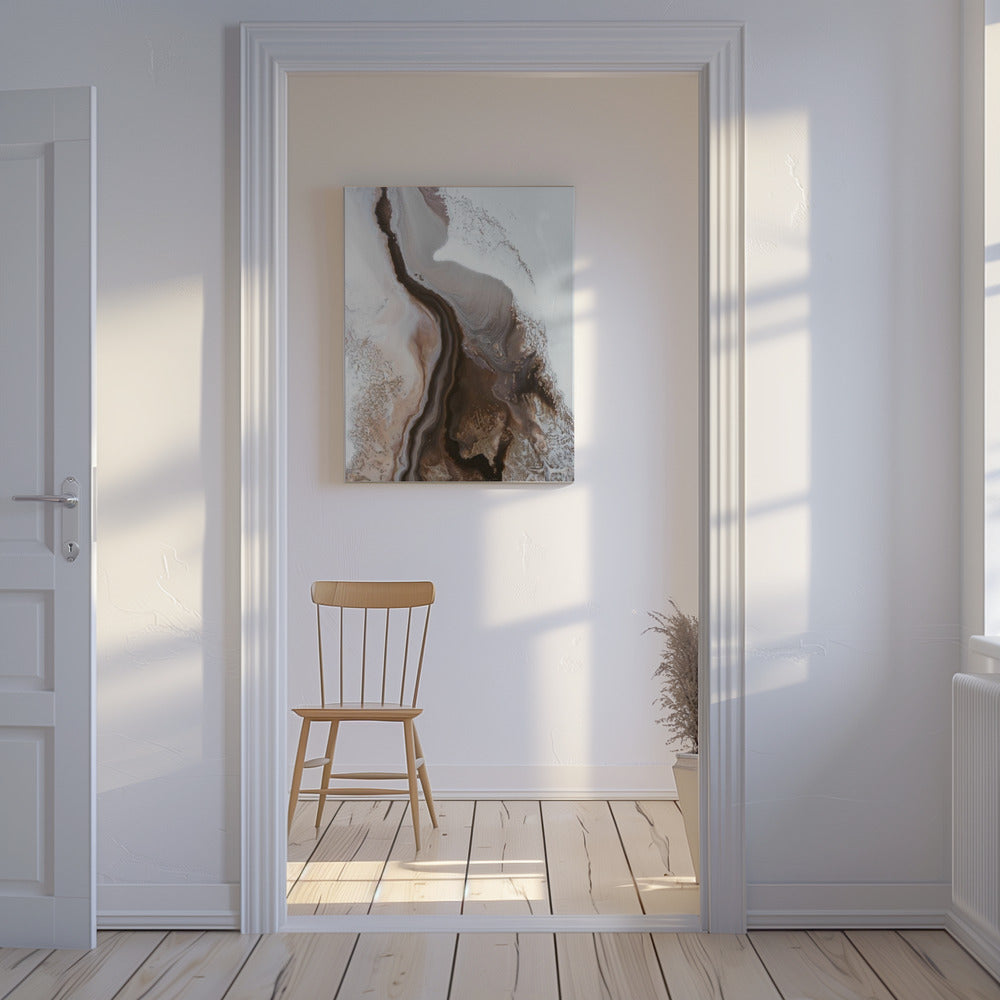 Gesofisticeerde Bruinen - Aardse Stromingen 3 | Canvas