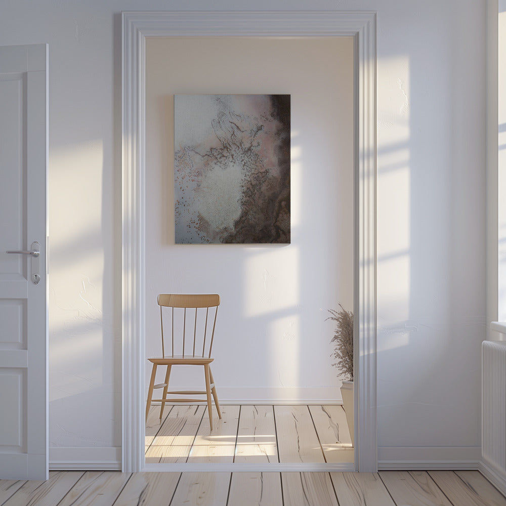 Lake Eyre Upscaled - rode aarde vibes | Canvas