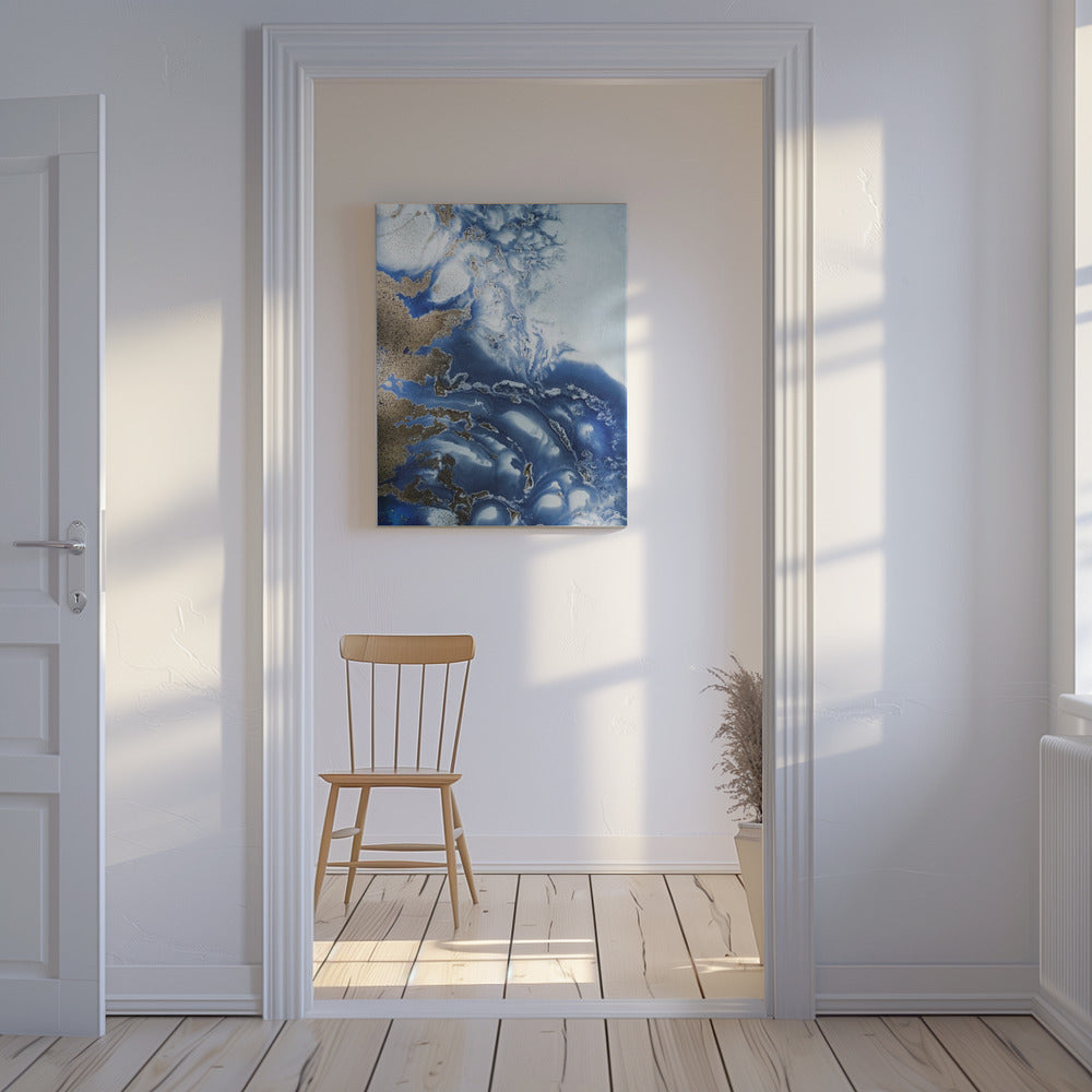 Peaceful - Ocean Wave Waltz - Oceanische texturen | Canvas