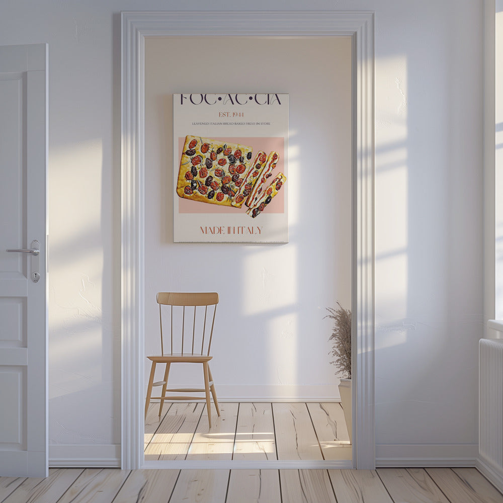 Italiaans brood met tomaten en olijven | Canvas