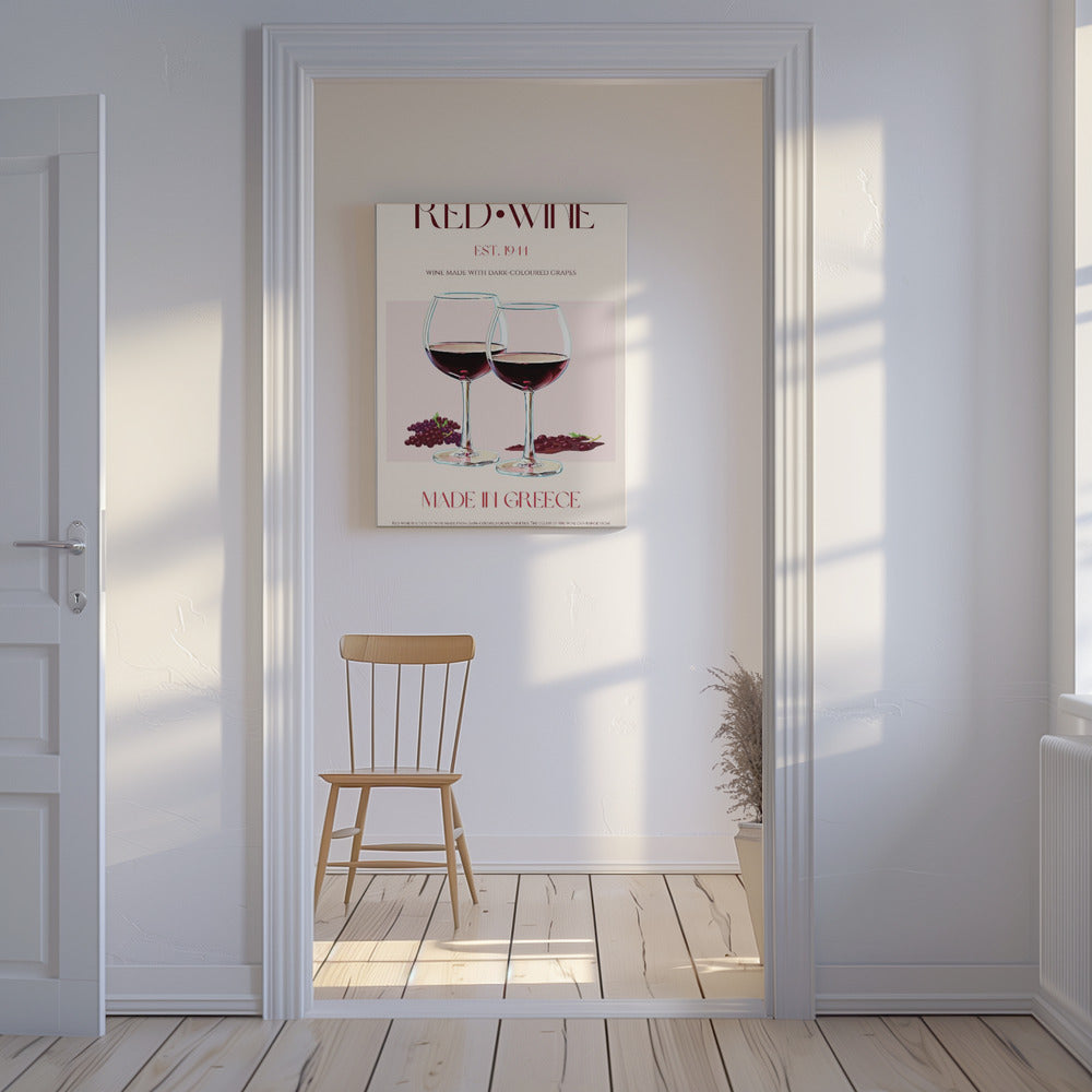 Griekse wijn elegantie | Canvas