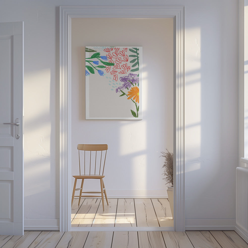 Bloeiende grilligheid | Canvas