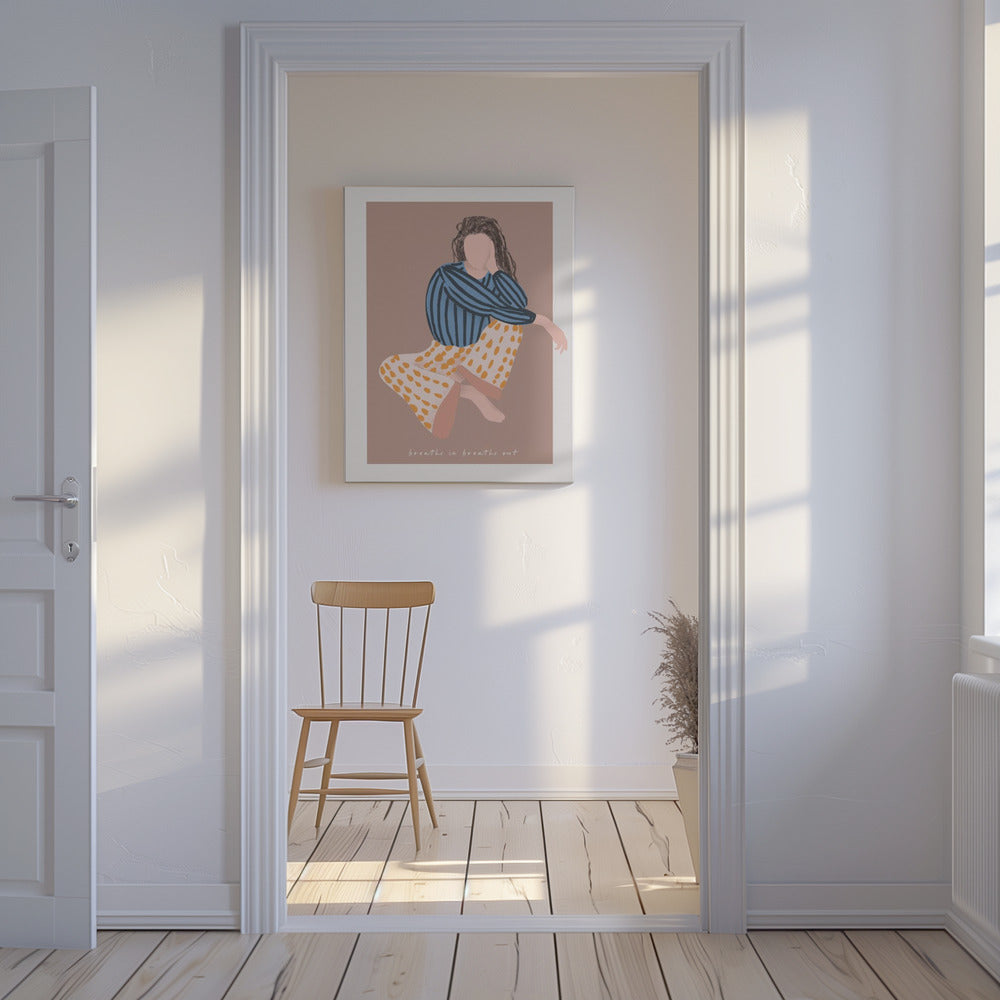 Serene contemplatie | Canvas