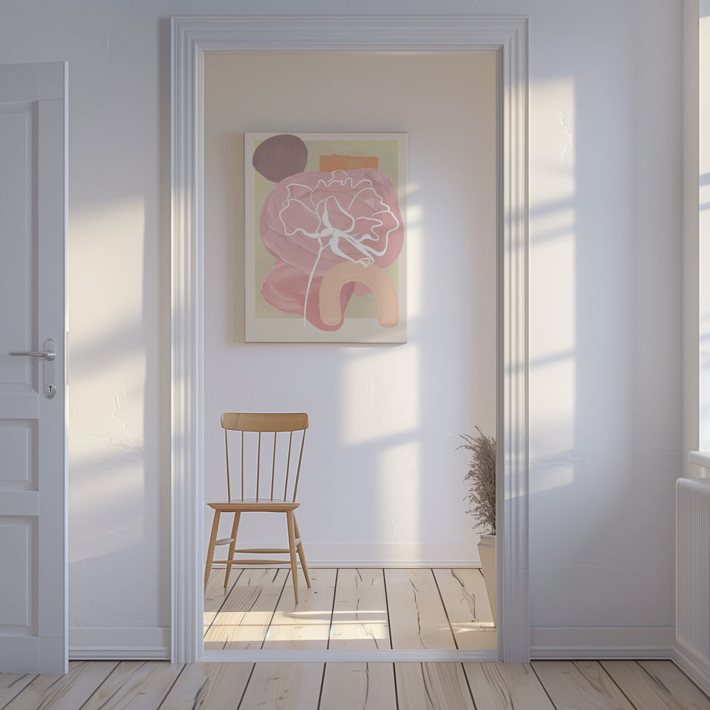 Abstracte bloesems | Canvas