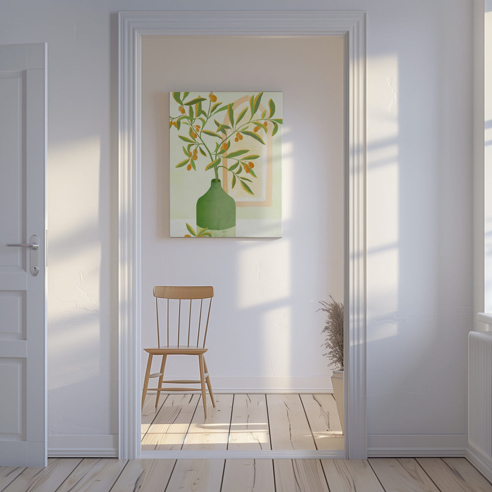 Gotische olijven | Canvas
