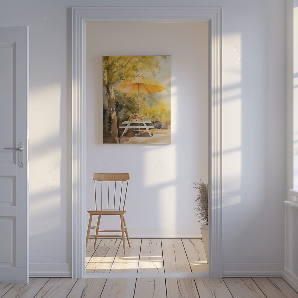 Zomer in de achtertuin | Canvas