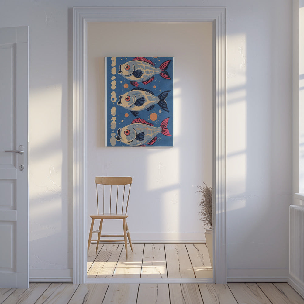 Cosmic Koi Dance | Canvas