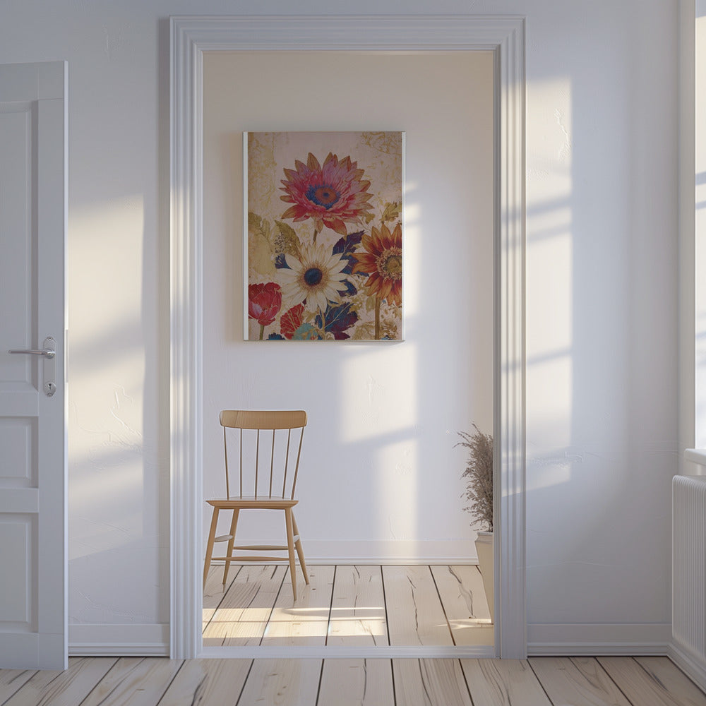 Levendige bloesems | Canvas