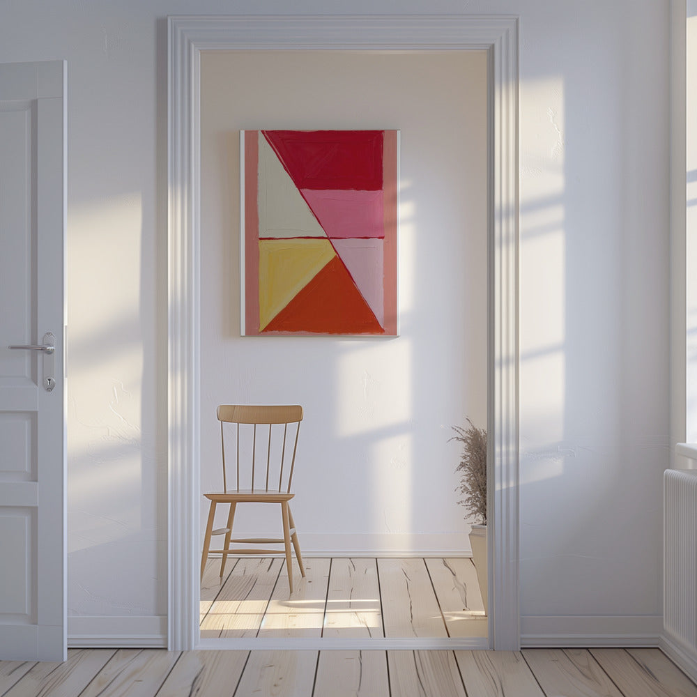 Geometrische warmte | Canvas