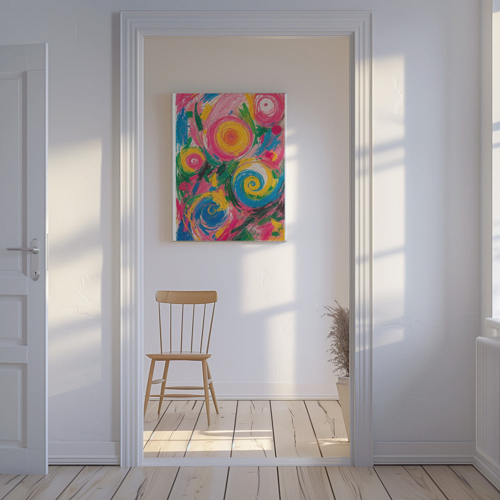 Wervelende wervelingen | Canvas