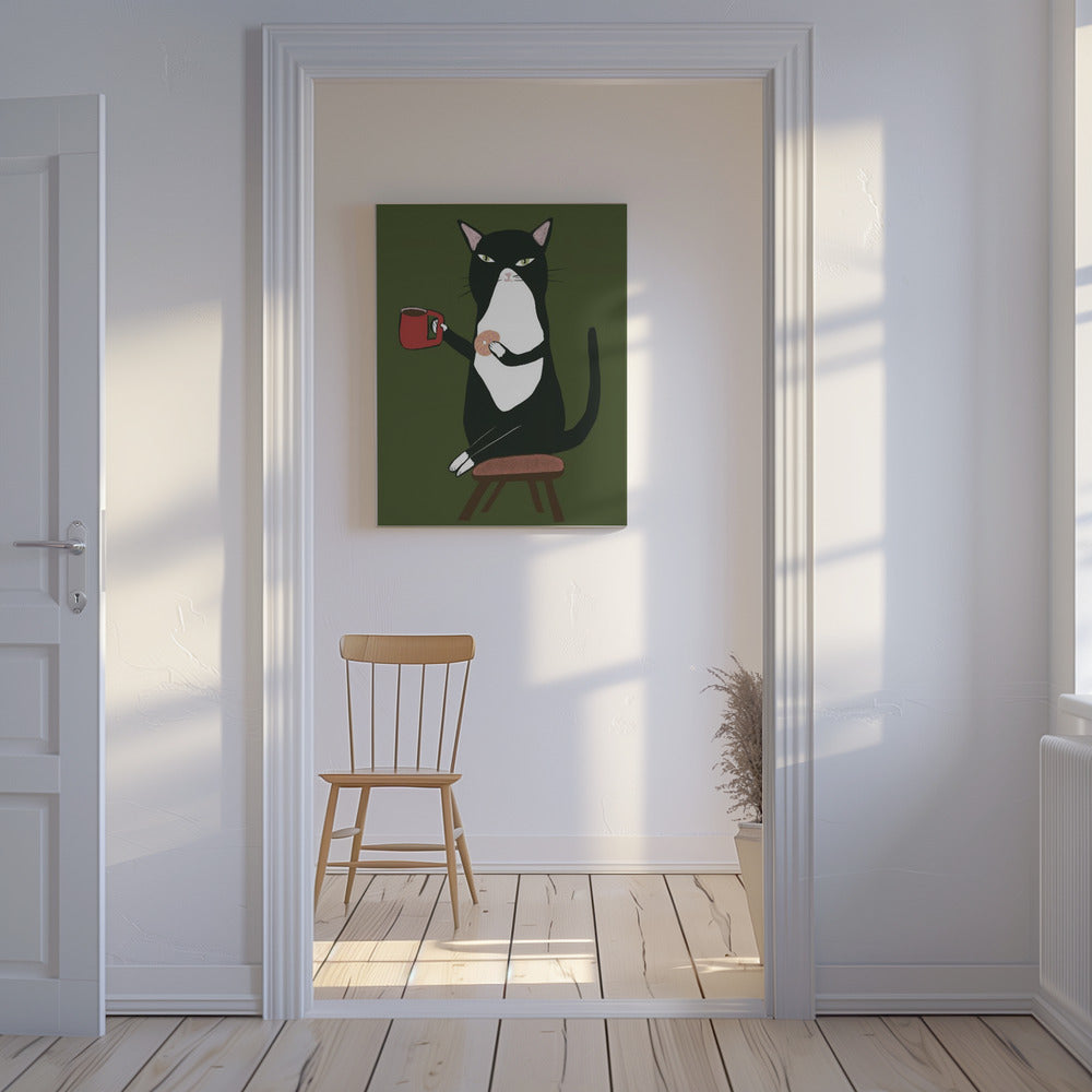 Koffiekat | Canvas