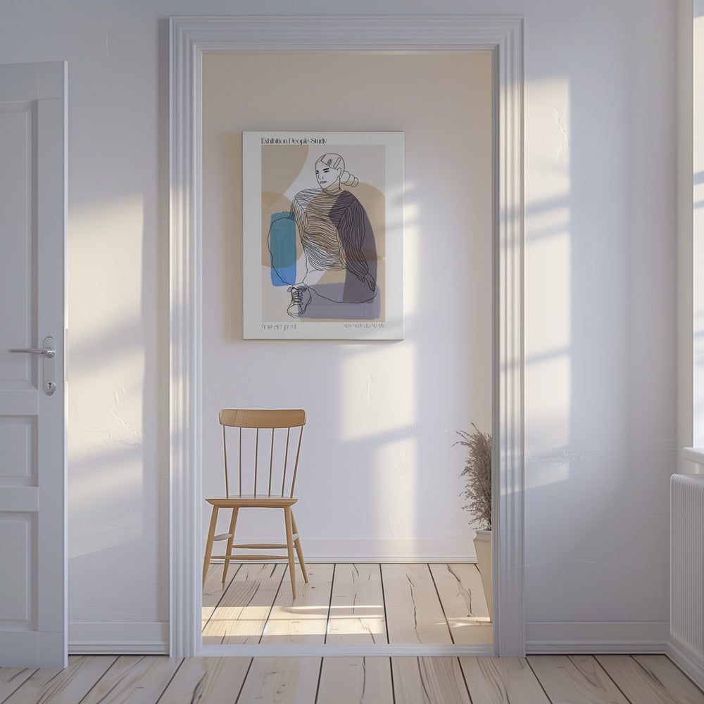 Abstracte elegantie | Canvas