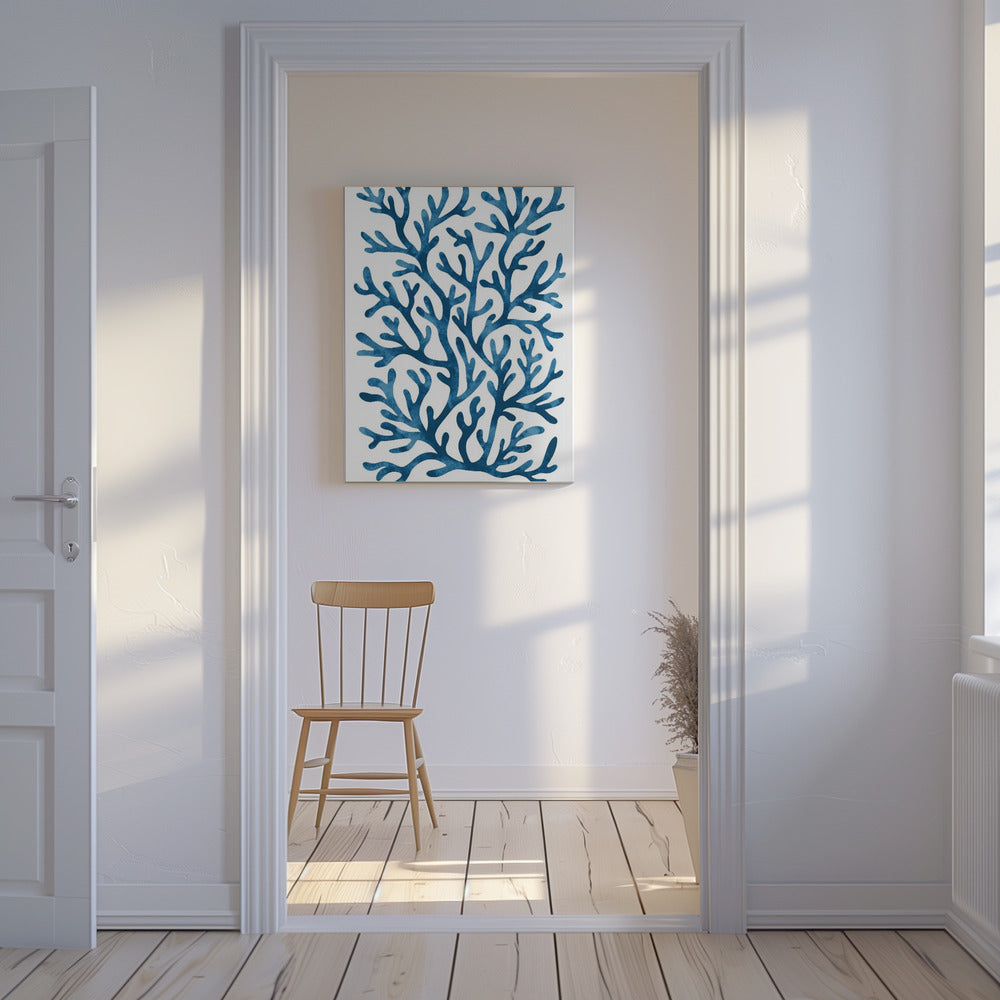 Koraalpatroon II | Canvas