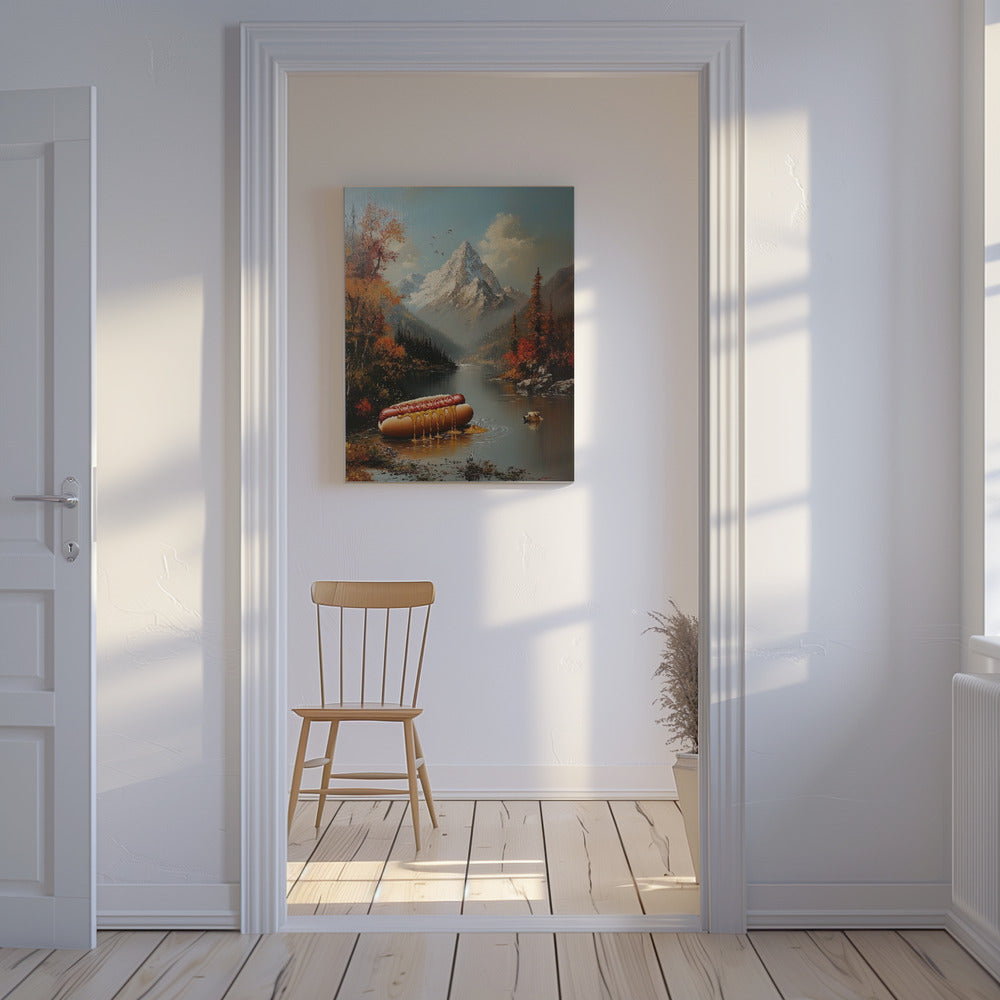 Drijvende honden | Canvas