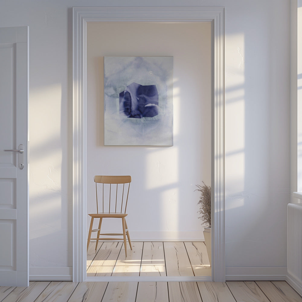 Mystieke indigovorm | Canvas