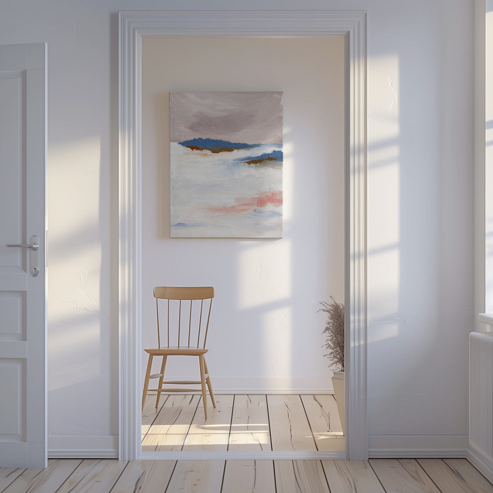Zachte pasteltinten en gestructureerde penseelstreken | Canvas