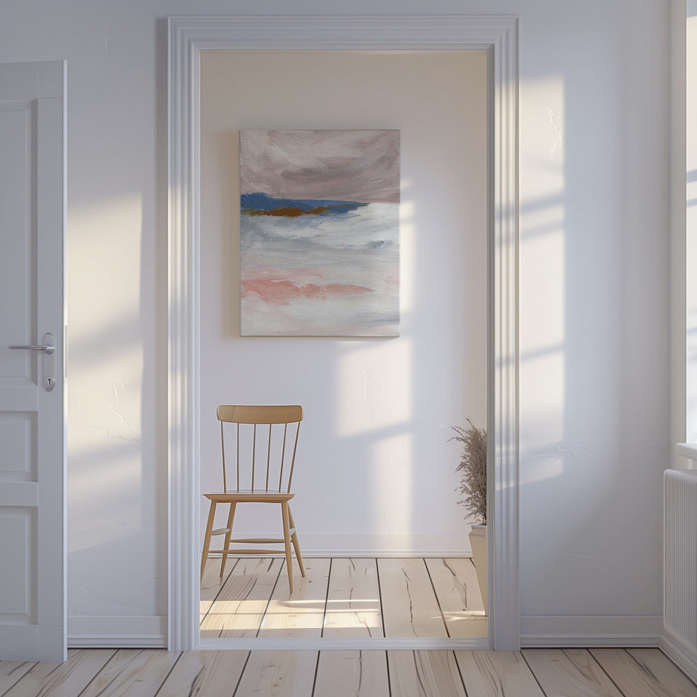 Zachte pasteltinten en gestructureerde penseelstreken | Canvas