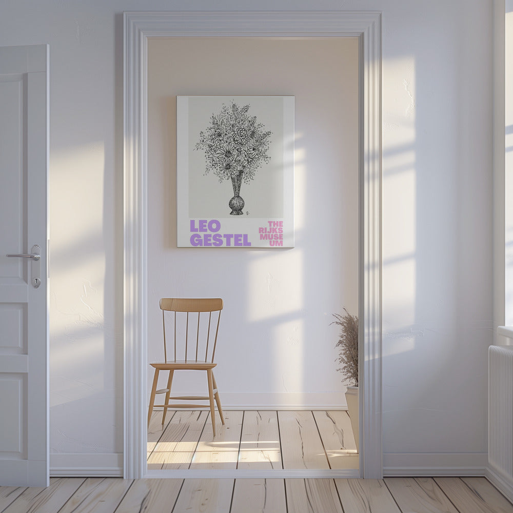 Elegante bloemen in een vaas | Canvas