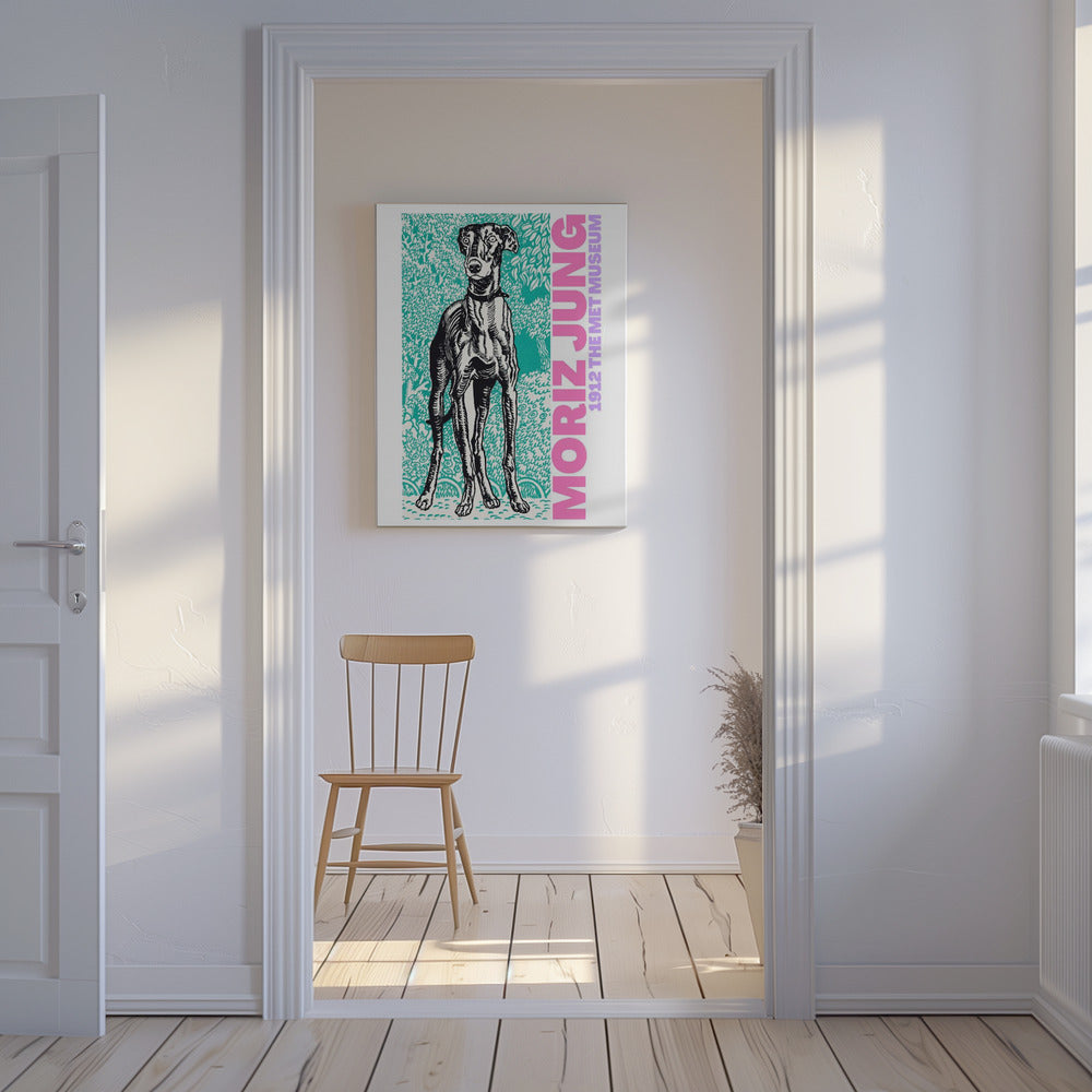 Koninklijke hondenblik | Canvas