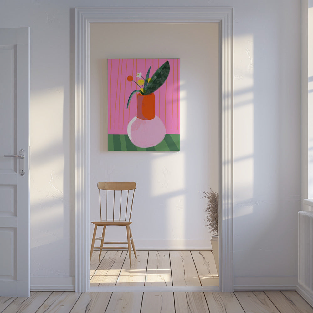 Levendige vaasdisplay | Canvas