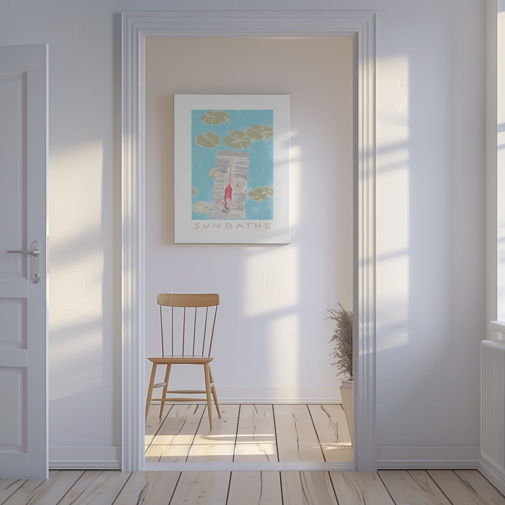 Sereniteit aan de kade | Canvas