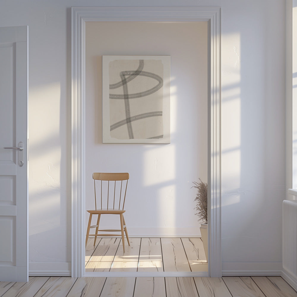 Minimale abstracte kunst | Canvas