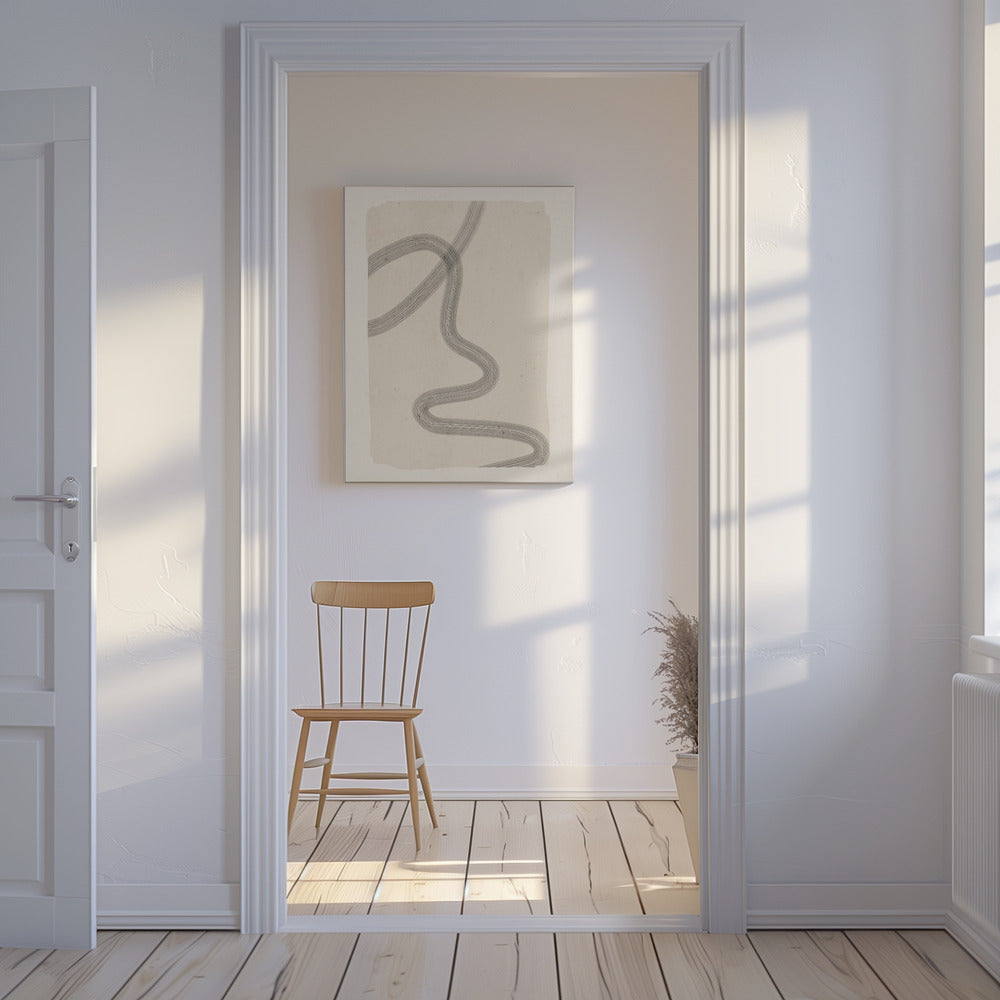Minimale abstracte kunst | Canvas