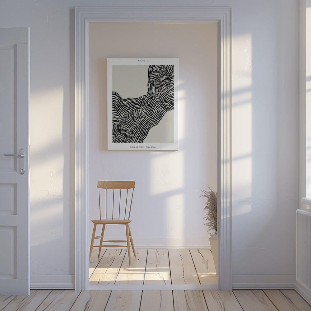 Vloeiende contouren | Canvas