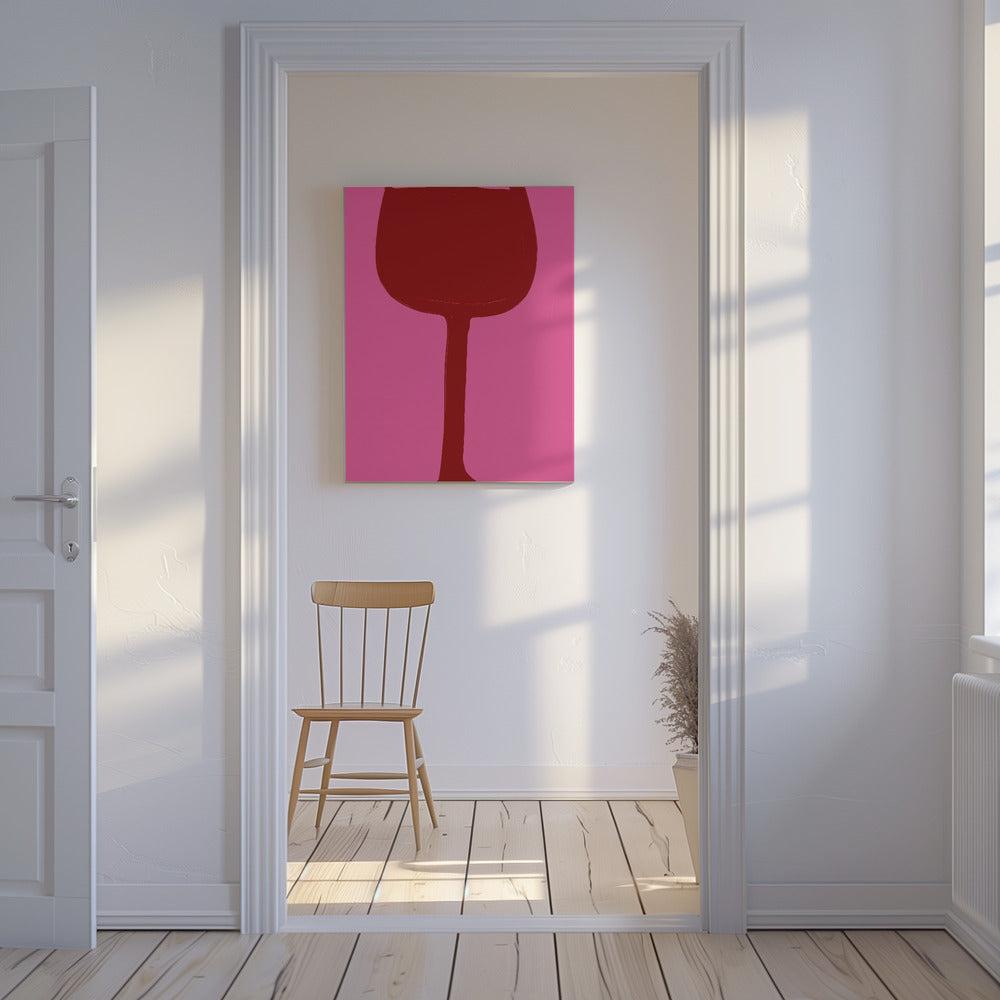 Wijn en roze vibes | Canvas