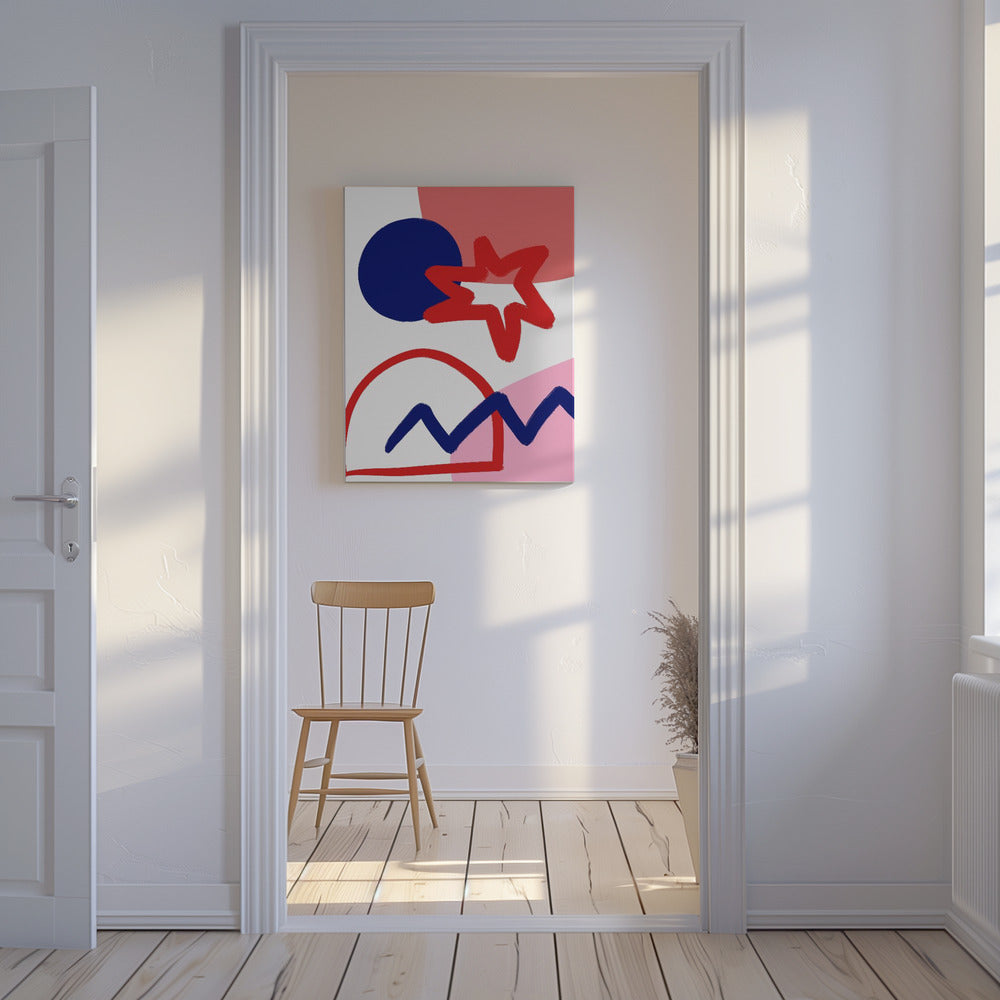 Gedurfde geometrische vormen | Canvas