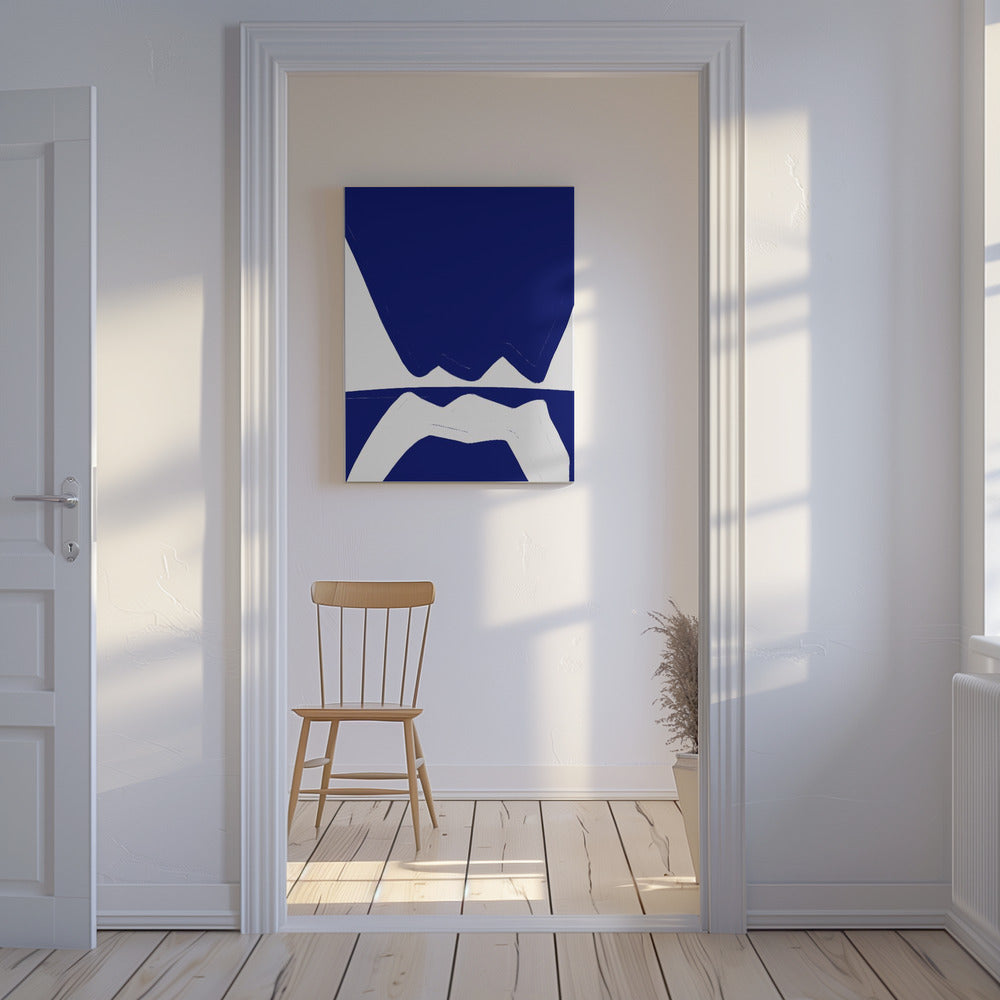 Blauwe Golven Harmonie | Canvas