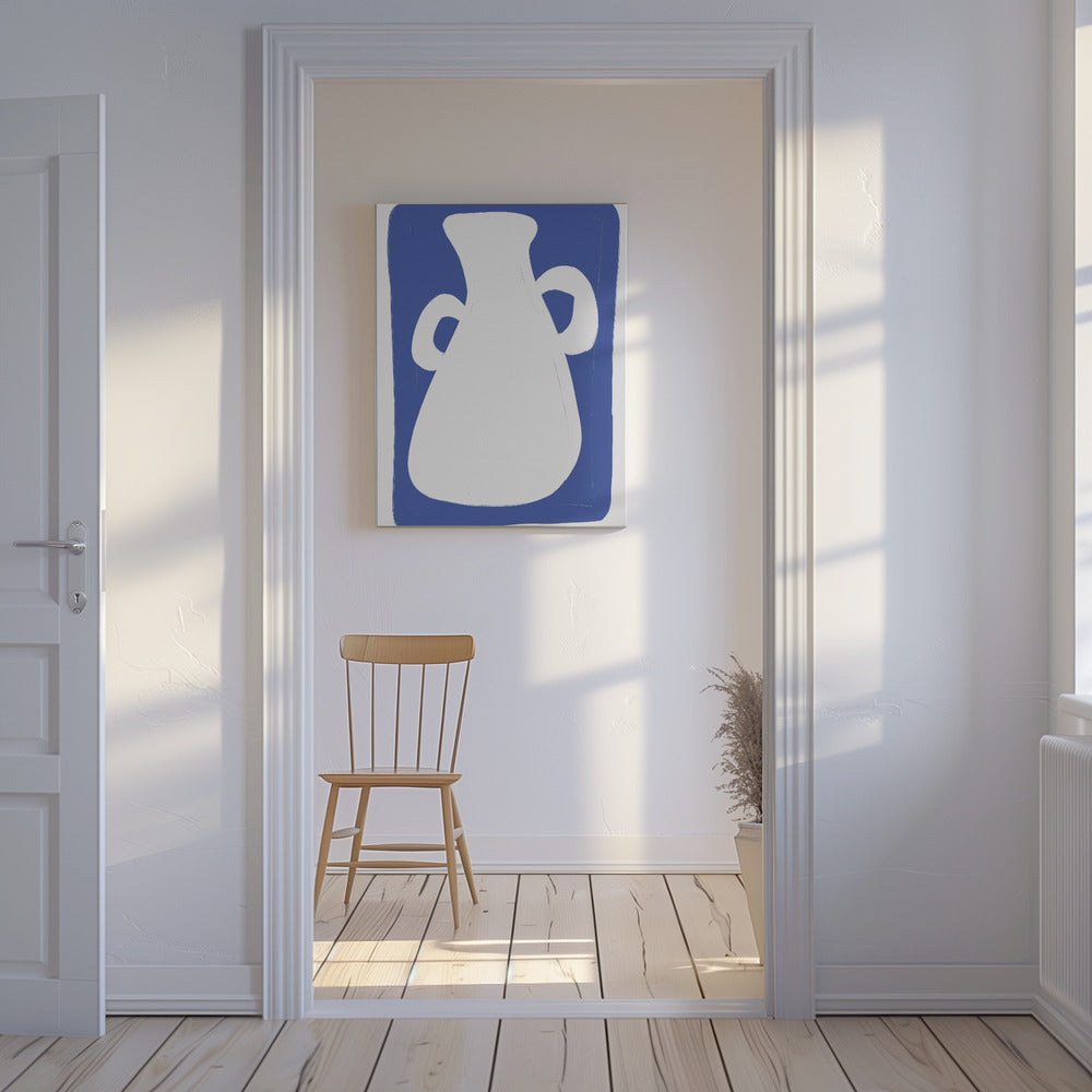 Vaas met twee handvatten | Canvas