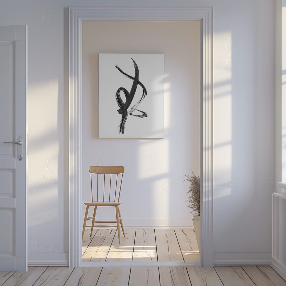 Penseelstreek01 18x24 | Canvas