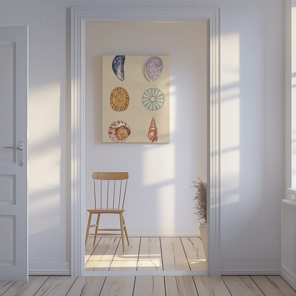 Schatten van het getij | Canvas