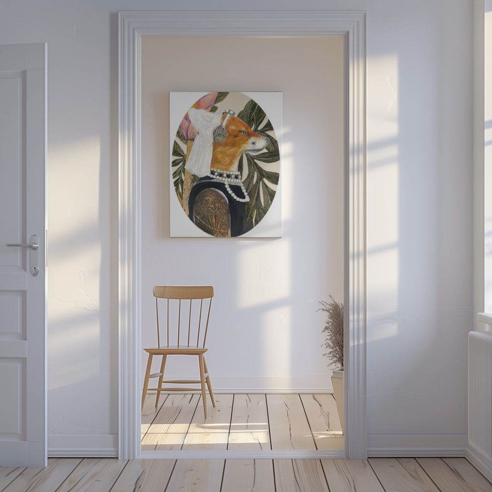 Vos gekleed in renaissancekleding | Canvas