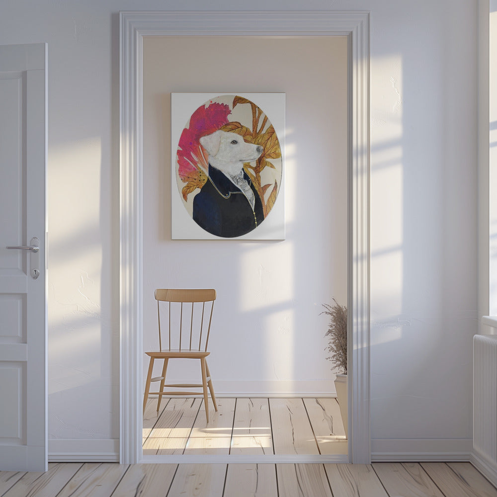 Koninklijk hondenportret | Canvas