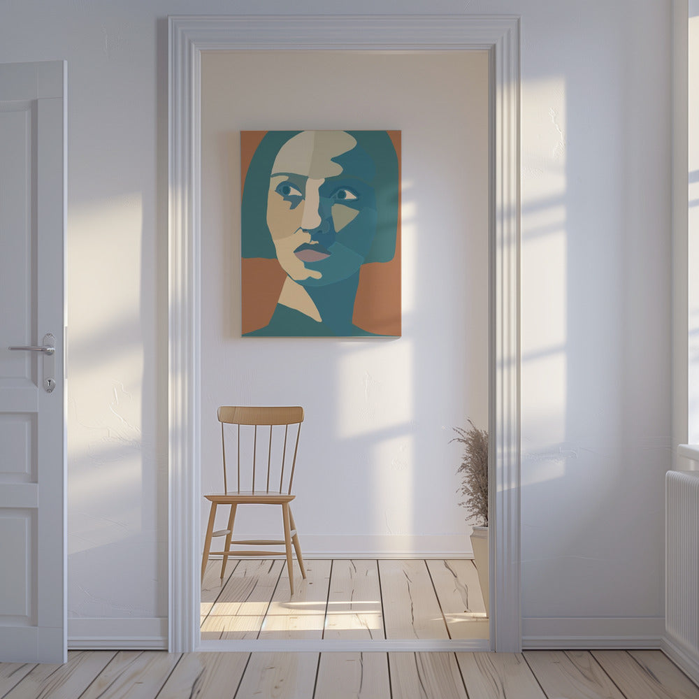 Portret van dame | Canvas