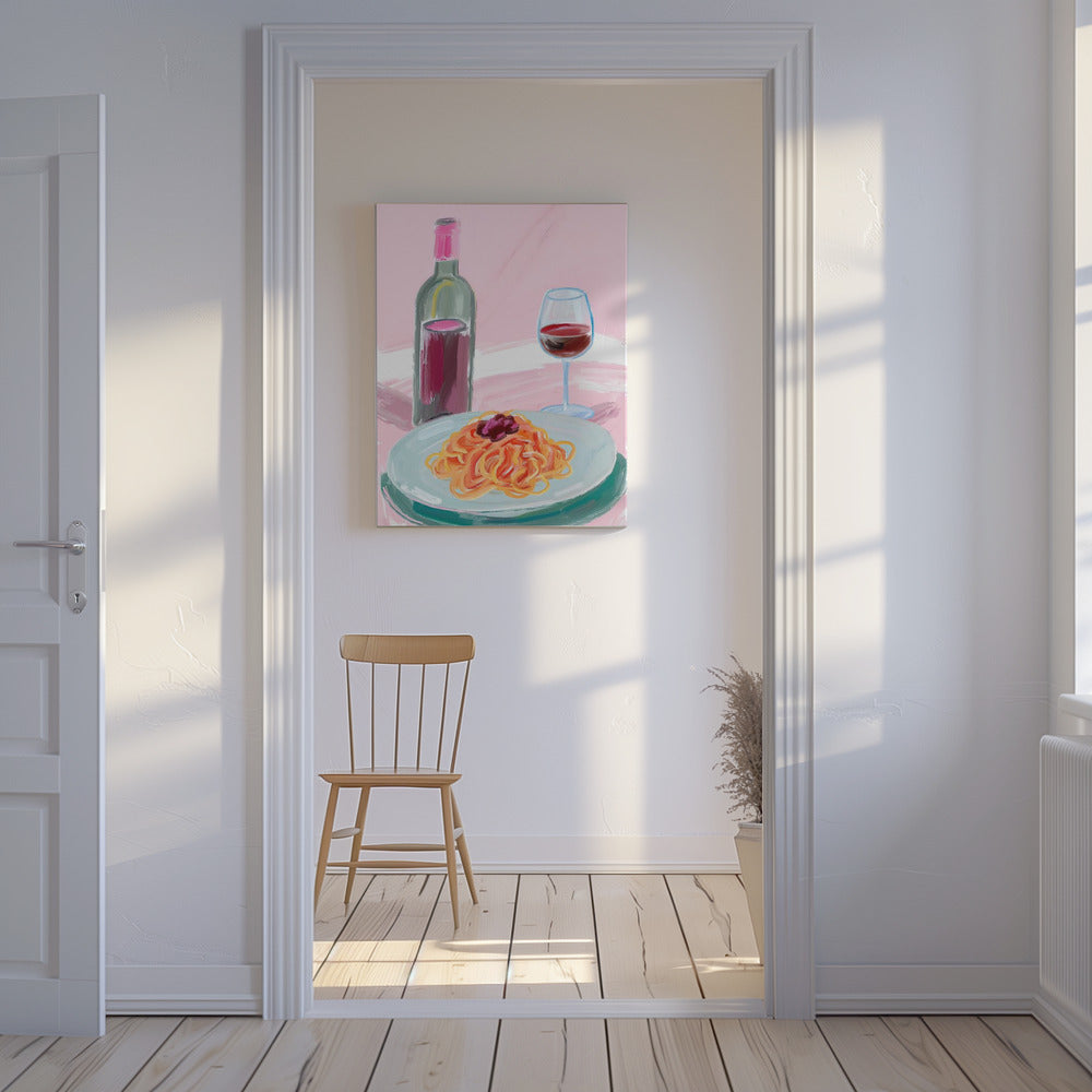 Spaghetti Delight | Canvas
