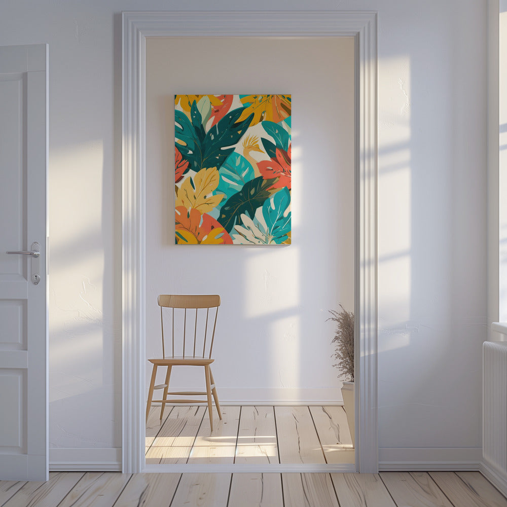 Bloeiend Groen | Canvas