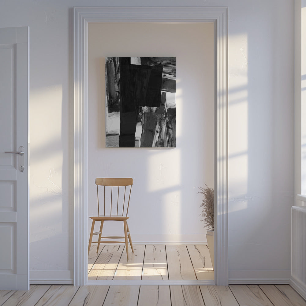 Monochrome Chaos | Canvas