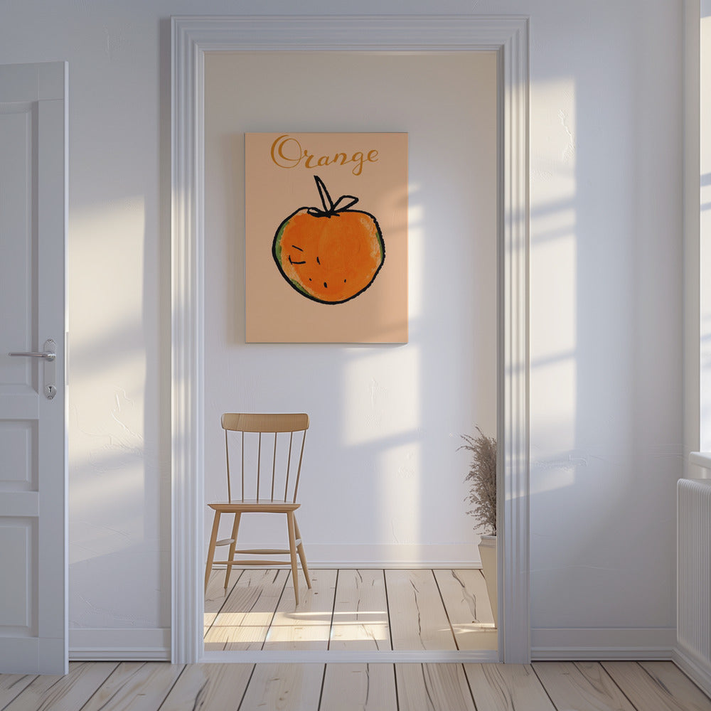 Zonnig Citrus Geluk | Canvas