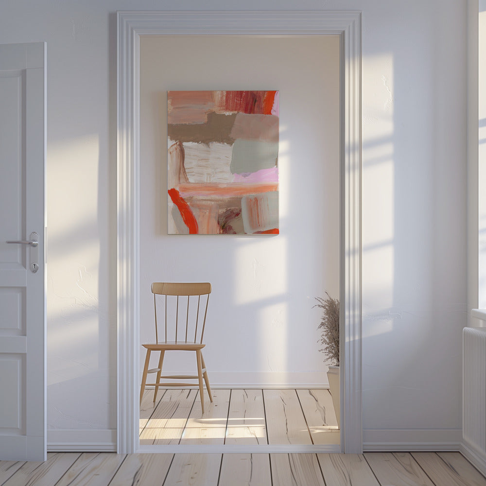 Kleurrijke, gedurfde penseelstreken | Canvas
