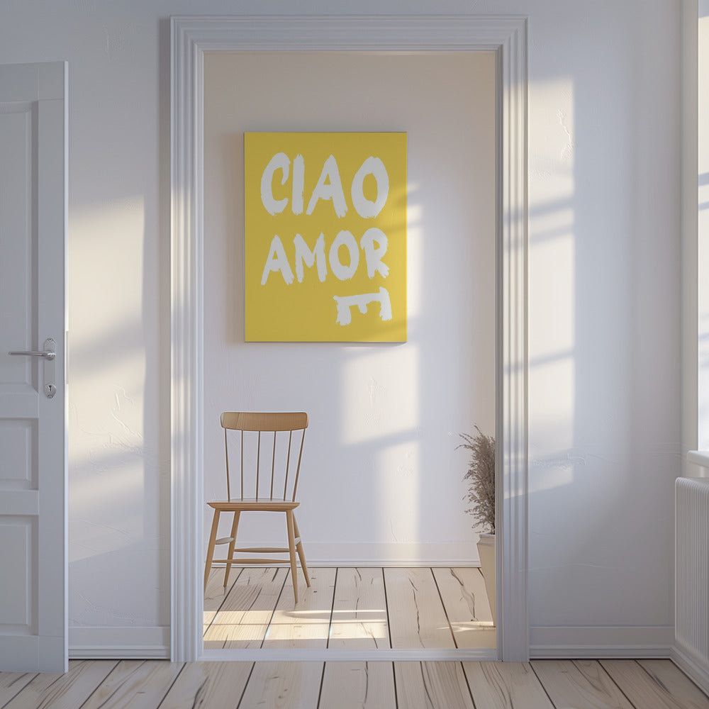 Moderne typografie en levendige kleuren | Canvas