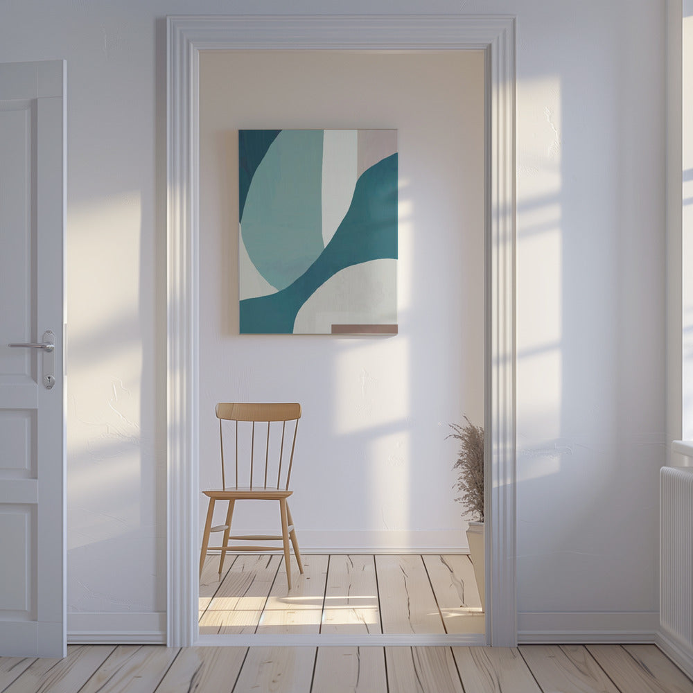 Vloeiende golven | Canvas