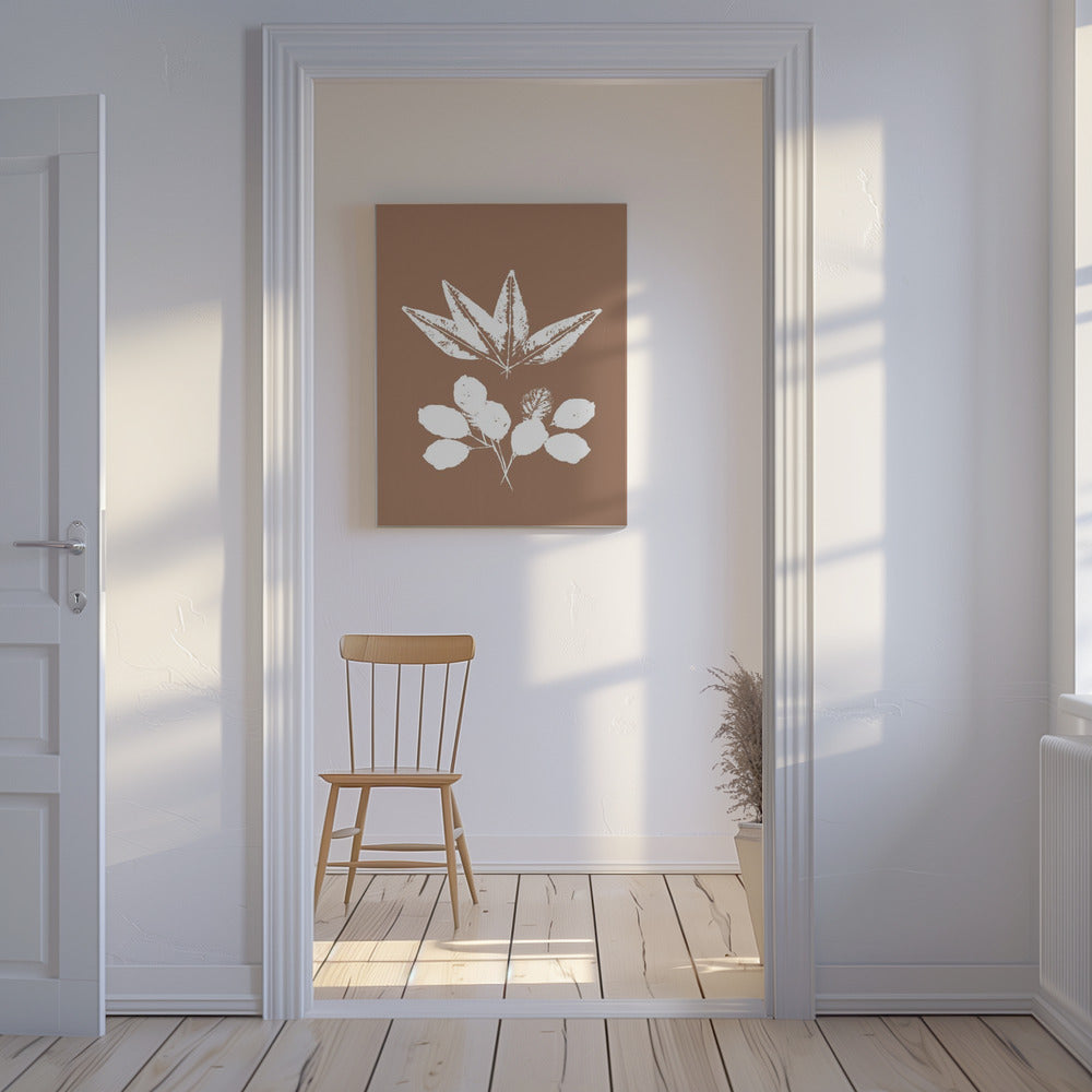 Botanische silhouetten | Canvas