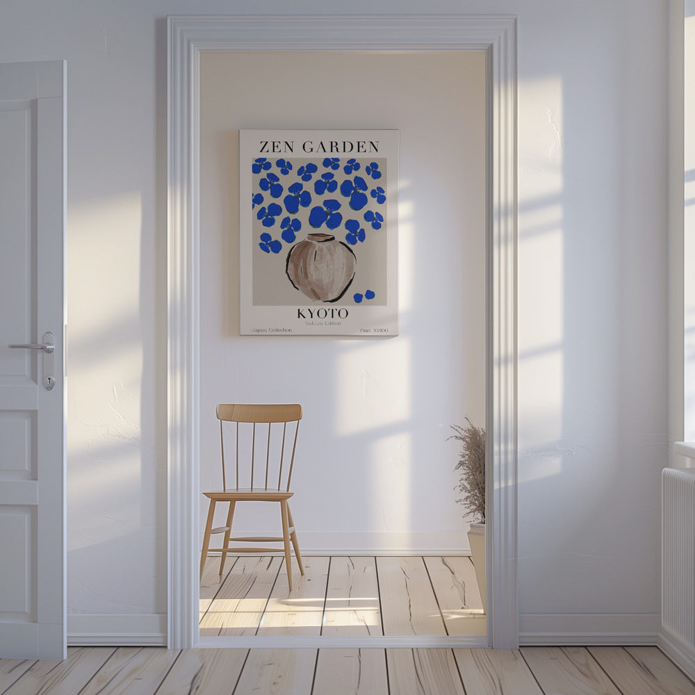 Cerulean Blossoms | Canvas