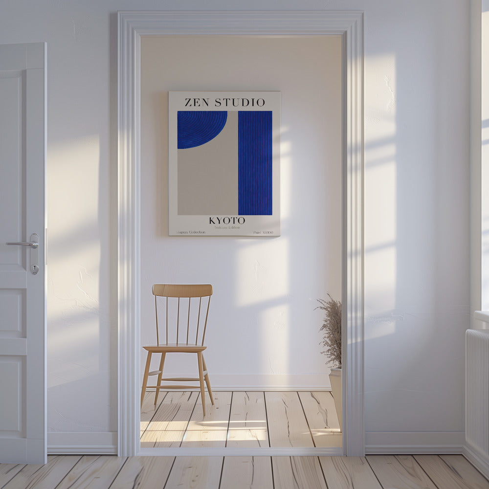 Kyoto Blue Harmony | Canvas