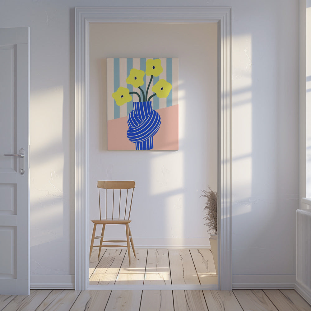 Gedraaide elegantie | Canvas